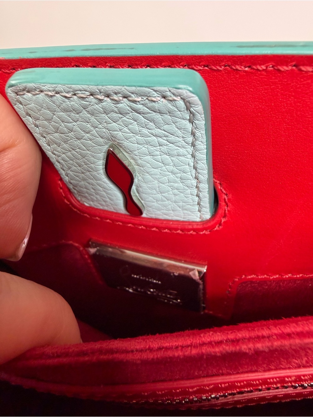 Christian Louboutin Small Paloma Handbag/Crossbody COA - Picture 10 of 14